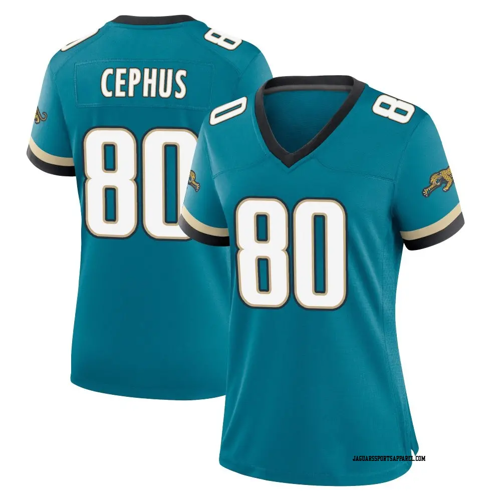 Game Teal Women's Joshua Cephus Jacksonville Jaguars Prowler Throwback Jersey