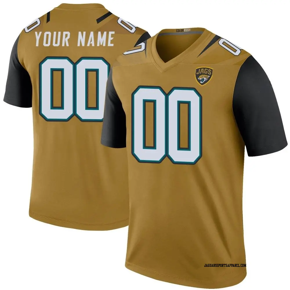 Jacksonville jaguars custom jersey hotsell