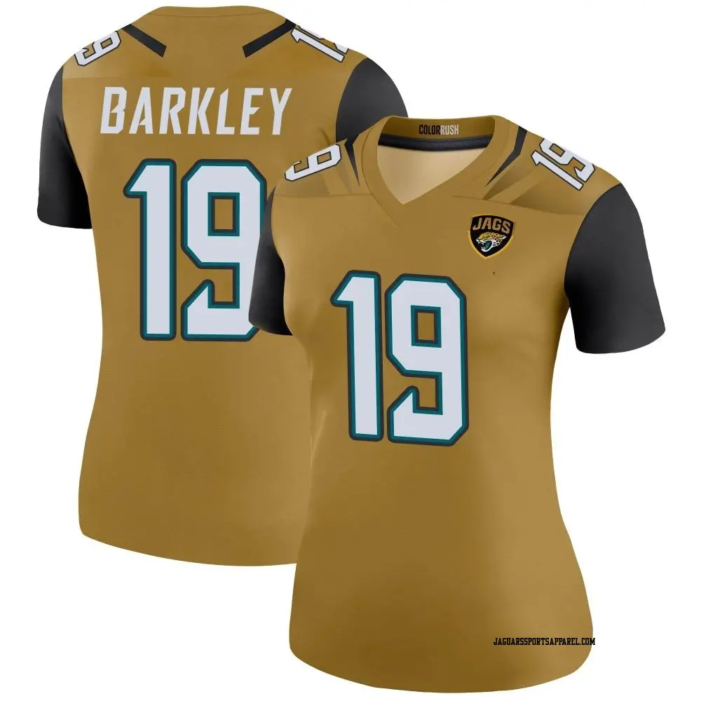 Legend Gold Women s Matt Barkley Jacksonville Jaguars Color Rush Bold Jersey Jaguars Store