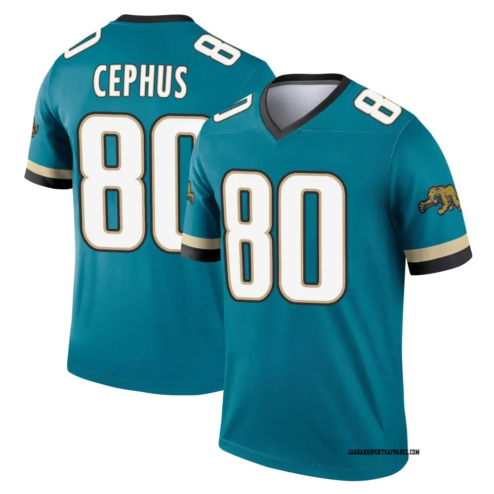 Legend Teal Youth Joshua Cephus Jacksonville Jaguars Prowler Throwback Jersey