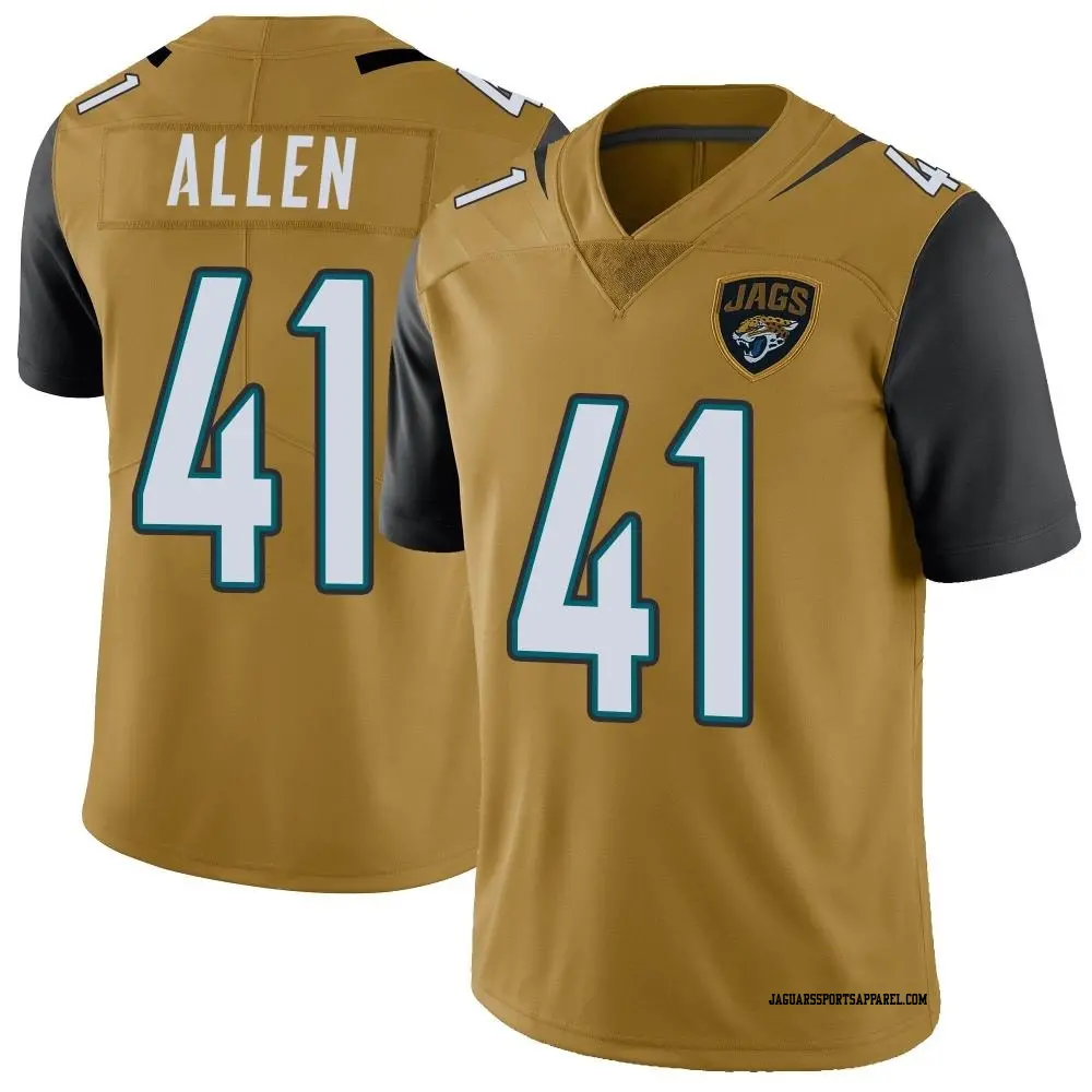Jacksonville jaguars gold rush jersey store